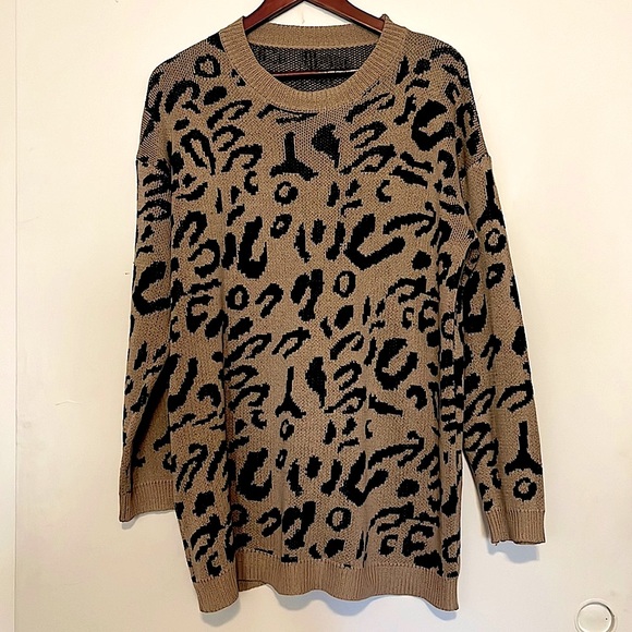 Leopard print lightweight sweater - Picture 3 of 4